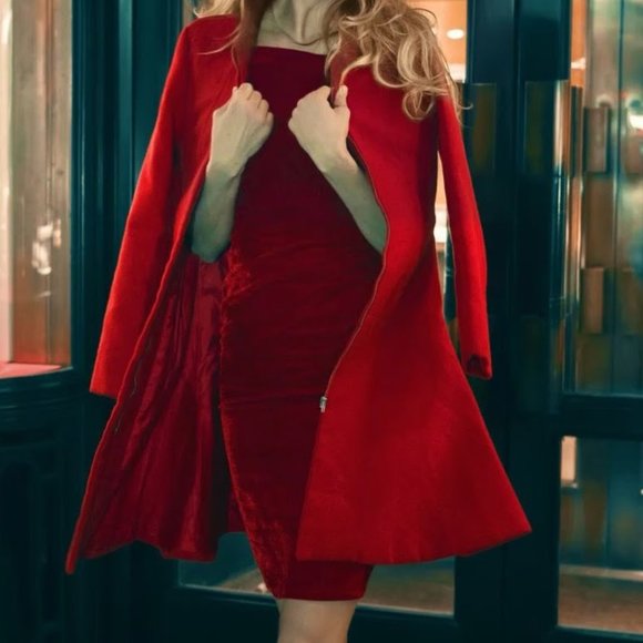 BA&SH OIA Embellished Wool & Cashmere Long Sleeve Knitted Dress Sz 4 Valentine's - Picture 13 of 13